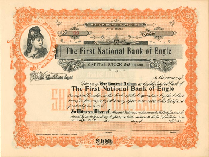 First National Bank of Engle